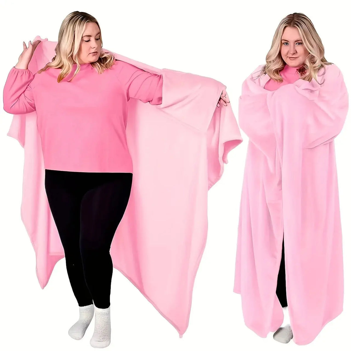 1pc Comfortable Wearable Blanket for Women—Wearable Blanket (Unisex), a Great Gift for Her for Halloween or Christmas—Birthday Watra
