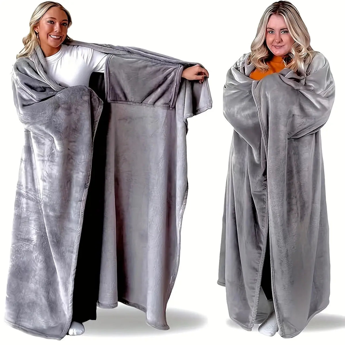 1pc Comfortable Wearable Blanket for Women—Wearable Blanket (Unisex), a Great Gift for Her for Halloween or Christmas—Birthday Watra