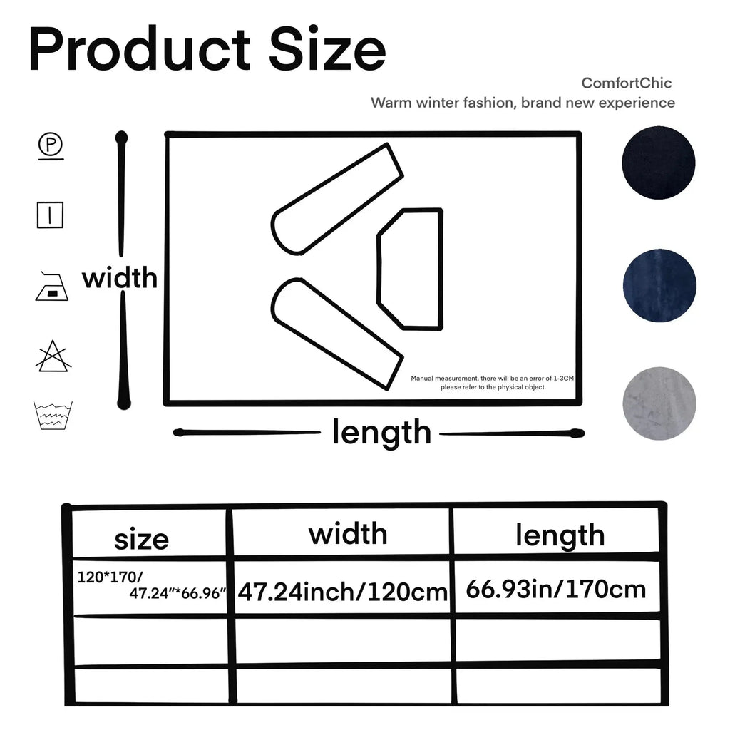 Home Wearable Adult Blanket Large Pocket Multifunctional Lazy Sleeve Blanket Antistatic Flannel Blanket TV Sofa Blanket Watra