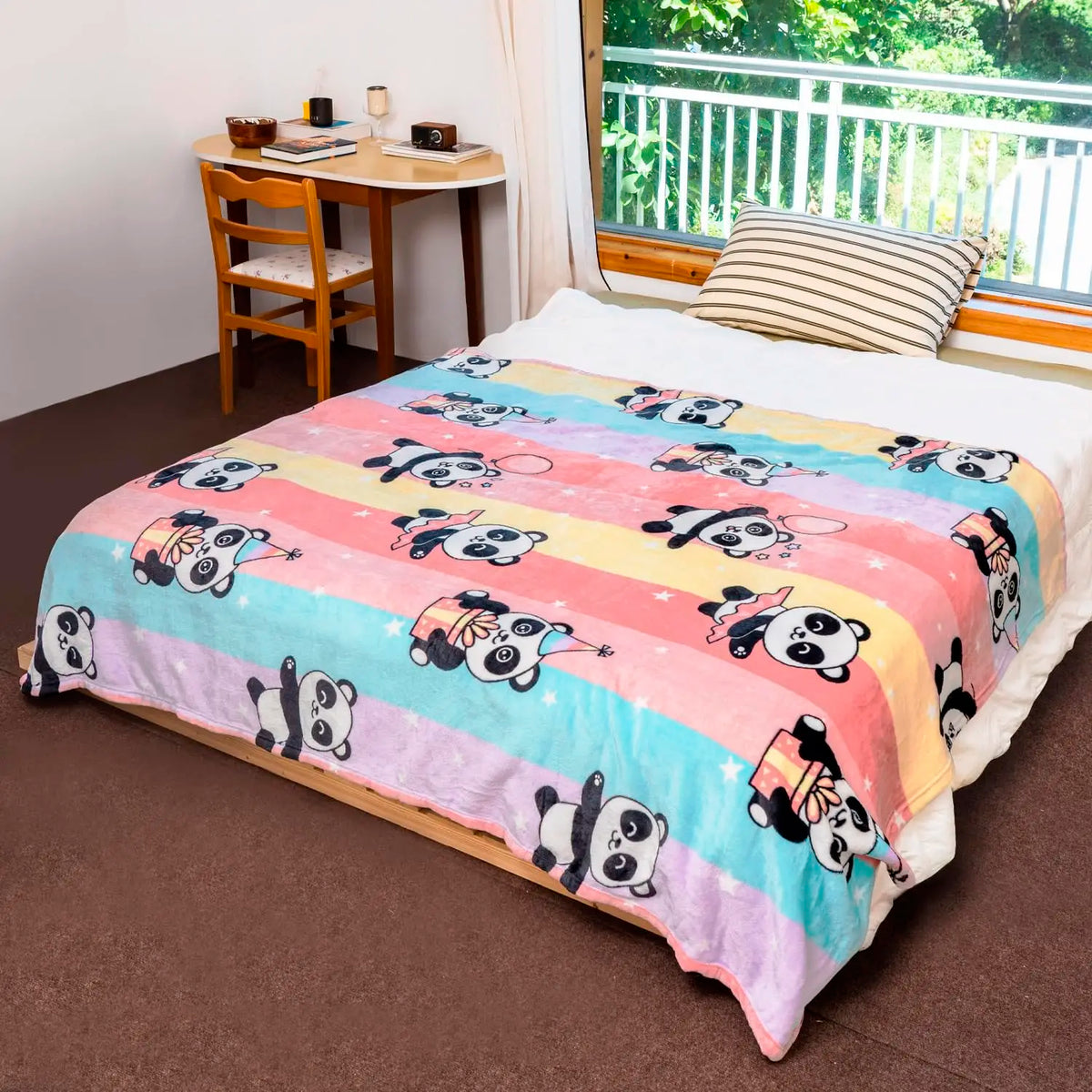 Simple White Cat Paw Bone Pattern Warm Fleece Blanket, Thick Soft Fabric for Travel Living Room Bed Cold Weather Warm Retention Watra