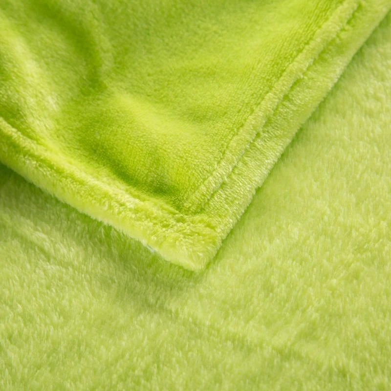 Flannel Blanket - High-weight Multi-functional Soft Blanket with Skin-friendly Texture and Multiple Color Options Available Watra