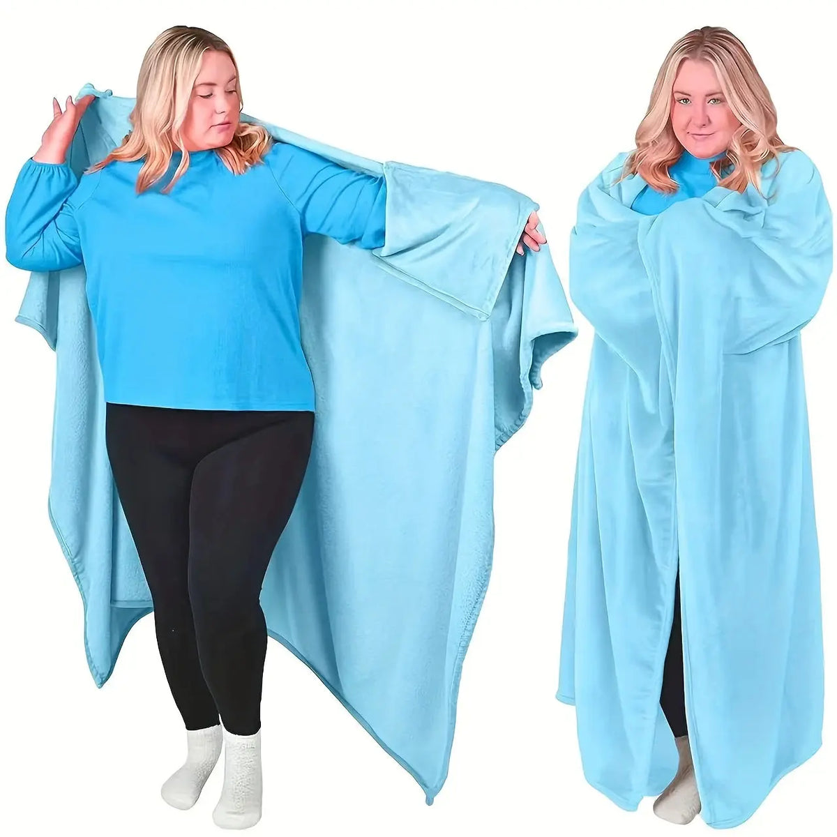 1pc Comfortable Wearable Blanket for Women—Wearable Blanket (Unisex), a Great Gift for Her for Halloween or Christmas—Birthday Watra